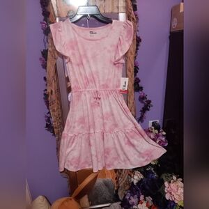 Epic Threads Pink Tie-Dye Casual Dress